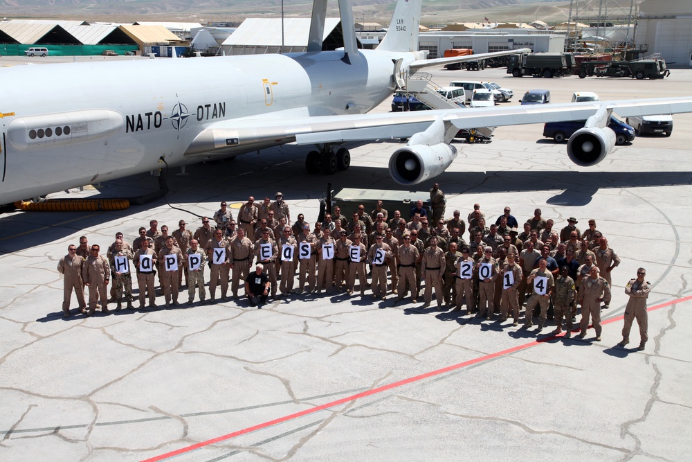 Component personnel spend Easter in Afghan desert