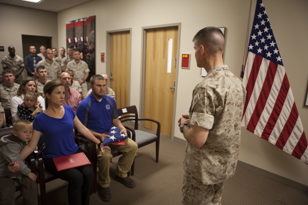 Sgt. Chad M. Dirks Retirement Ceremony
