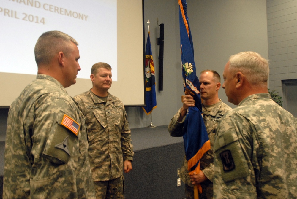 Haynie takes command