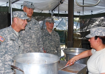 Col. Magaddino 311th ESC COS supports Connelly Competition