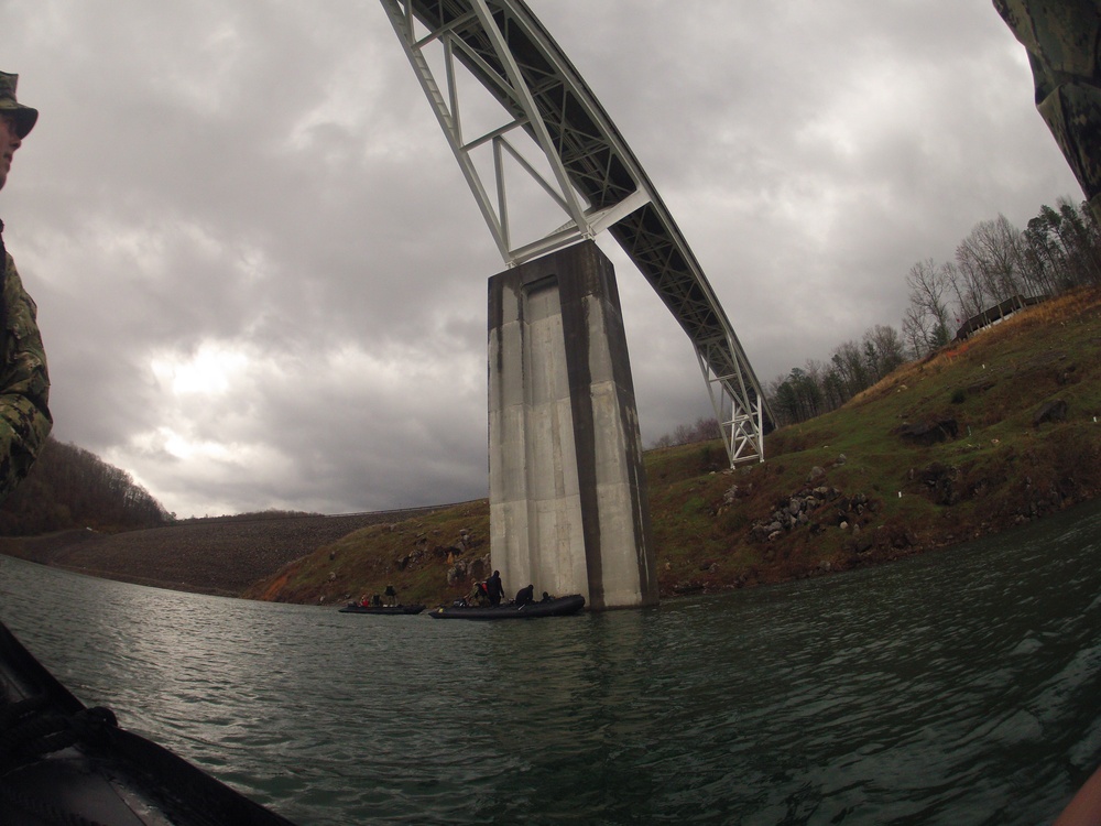 Seabee Divers complete inspection of Gathright Dam for US Army Corps of Engineers