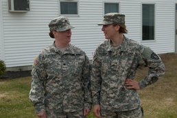 Battle buddies in basic: Mother-daughter succeed together