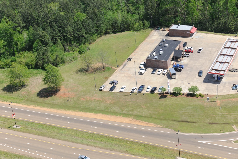 Tornado Damage in Louisville, Miss.