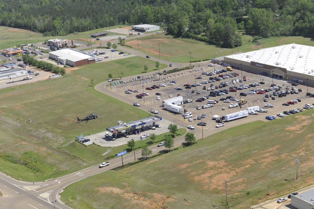 Tornado Damage in Louisville, Miss.