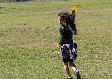 Elementary school students take to the skies, experience kite flying