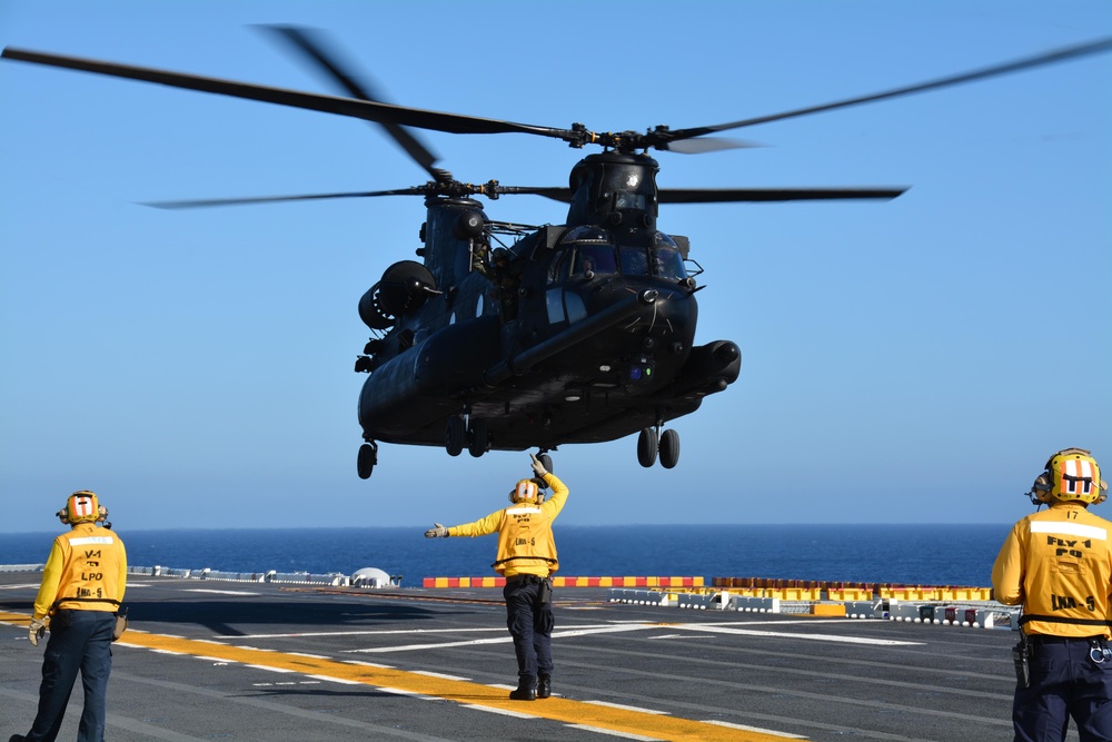 CH-47 Chinook flight ops