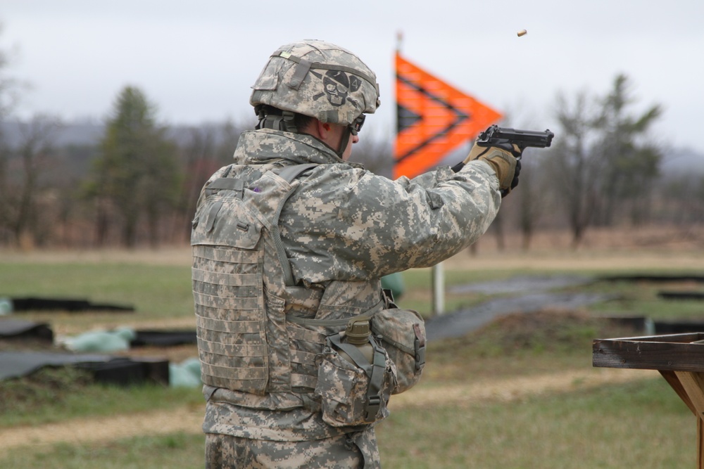 Army's best warriors compete on pistol range