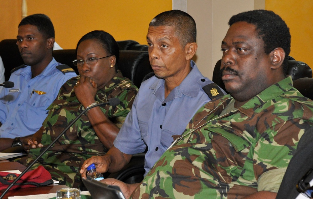 The Delaware National Guard and The Republic of Trinidad and Tobago exchange ideas in emergency response operations