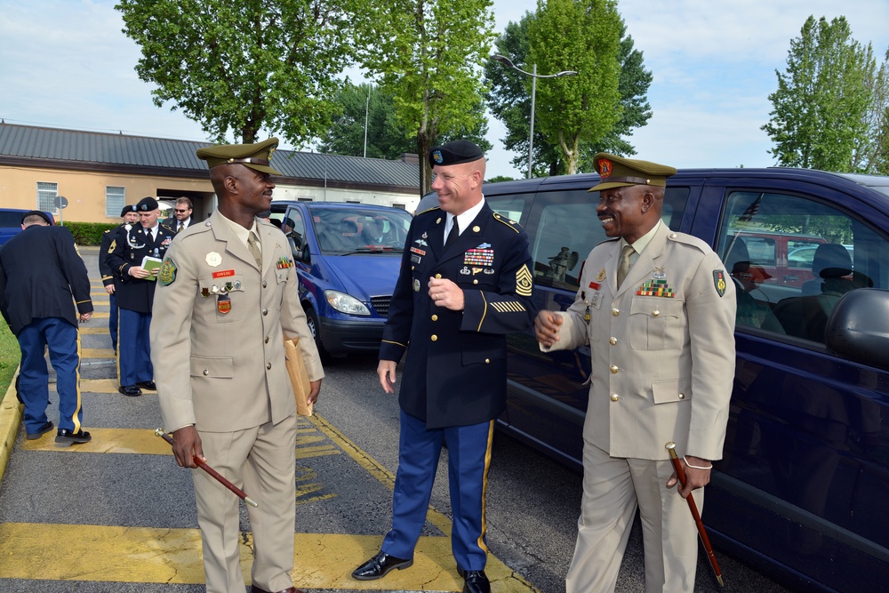 Ghana Chief of Army Staff visits USARAF Caserma Ederle Vicenza - Italy