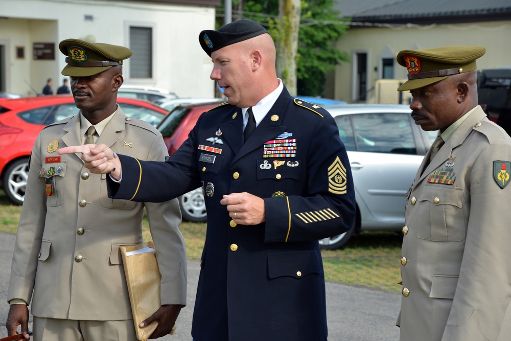 Ghana Chief of Army Staff visits USARAF Caserma Ederle Vicenza - Italy