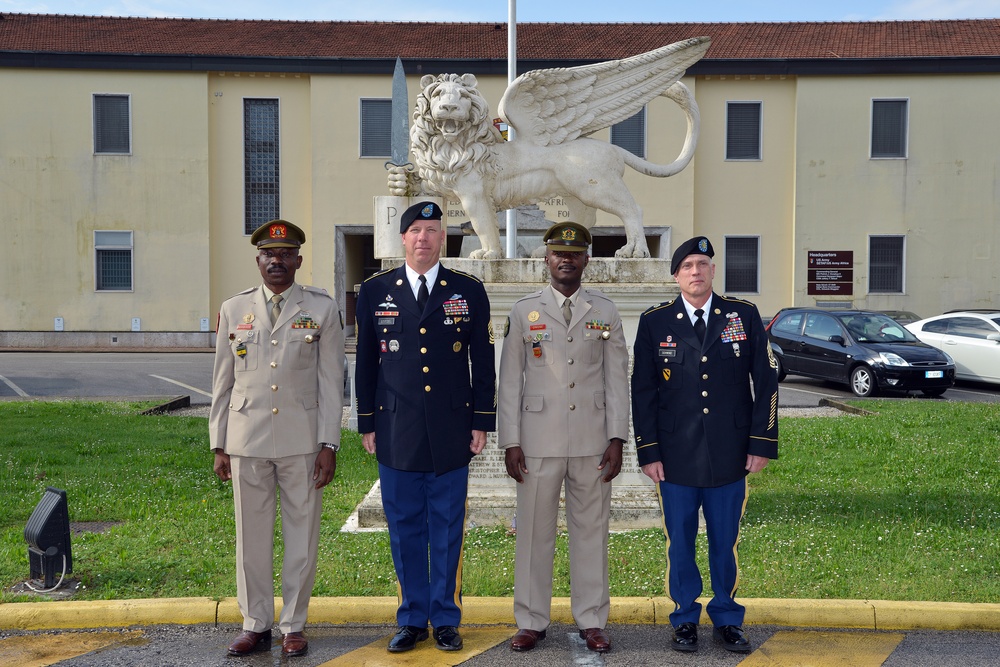 Ghana Chief of Army Staff visits USARAF Caserma Ederle Vicenza - Italy