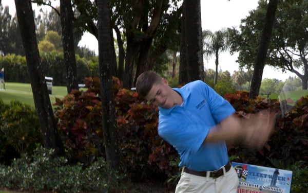 USS New York Marines, Sailors tee off in Fort Lauderdale