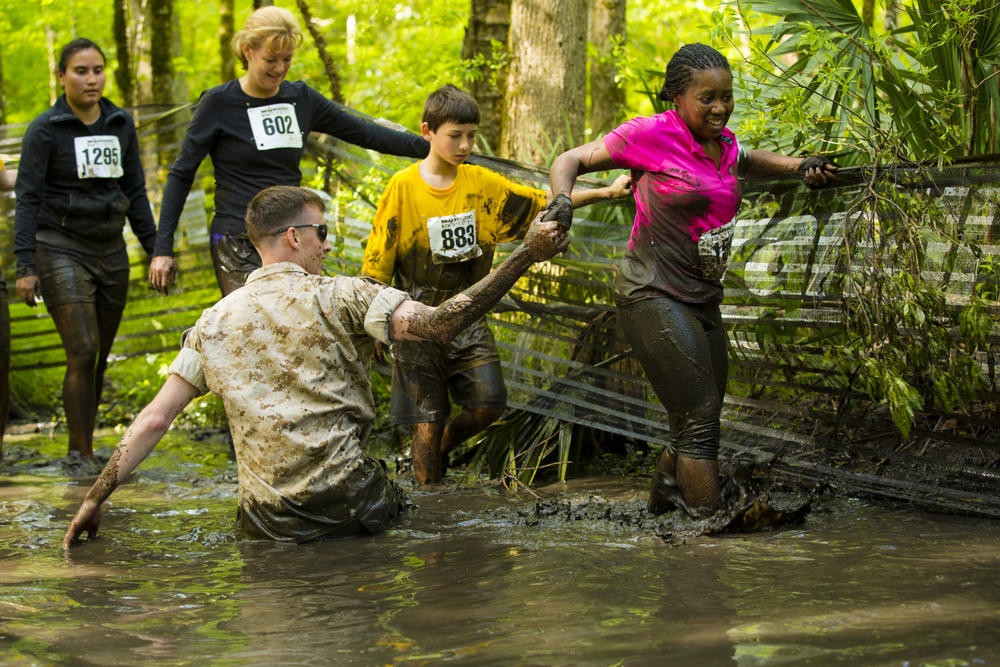 Mud, Sweat and Tears: Runners temper their mettle during MARSOC Mud Run