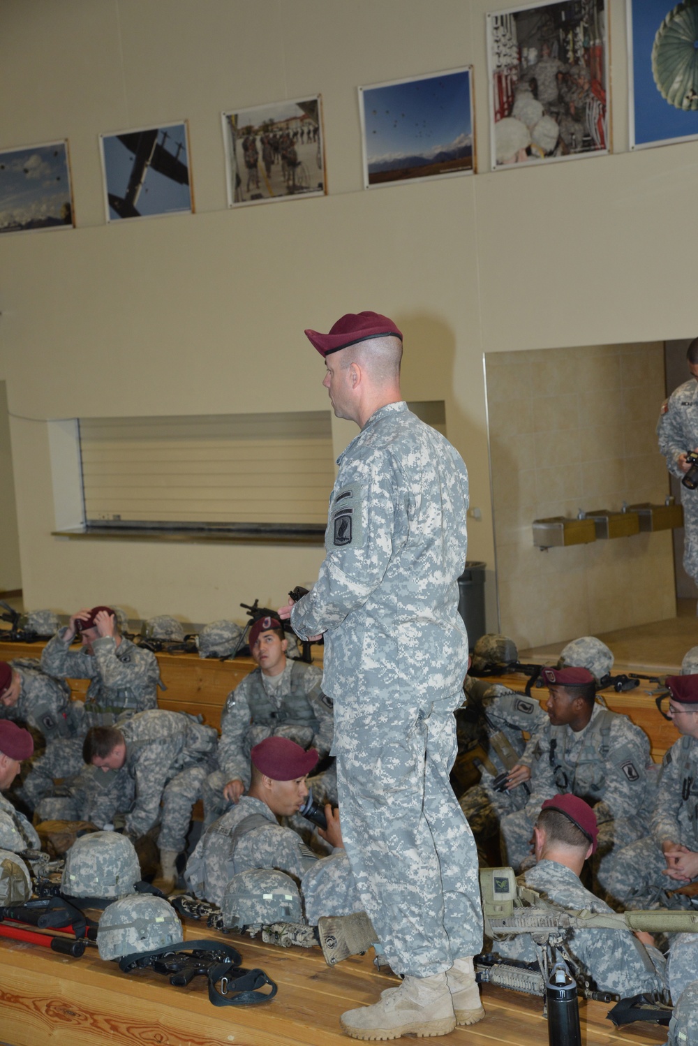 173rd IBCT(A) en route to a training exercise in Poland.