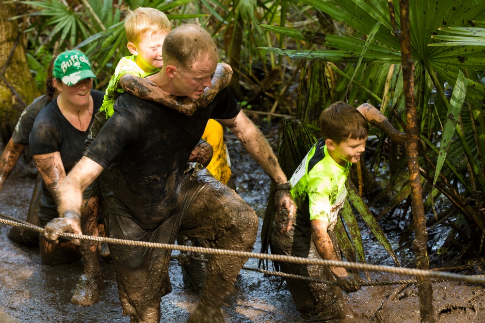 Mud, Sweat and Tears: Runners temper their mettle during MARSOC Mud Run