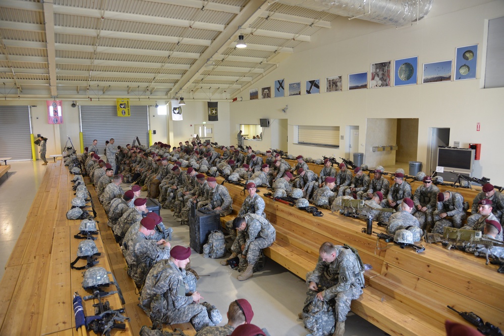 173rd IBCT(A) en en route to a training exercise in Poland.