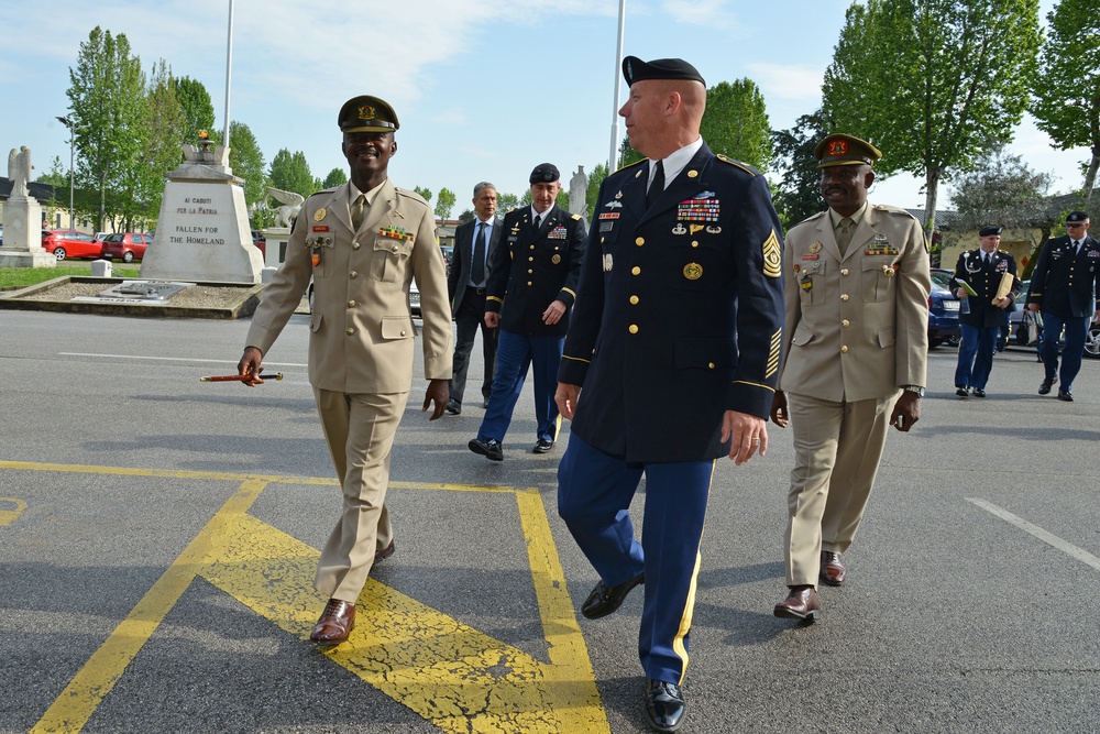 Ghana Chief of Army Staff visits USARAF Caserma Ederle Vicenza - Italy