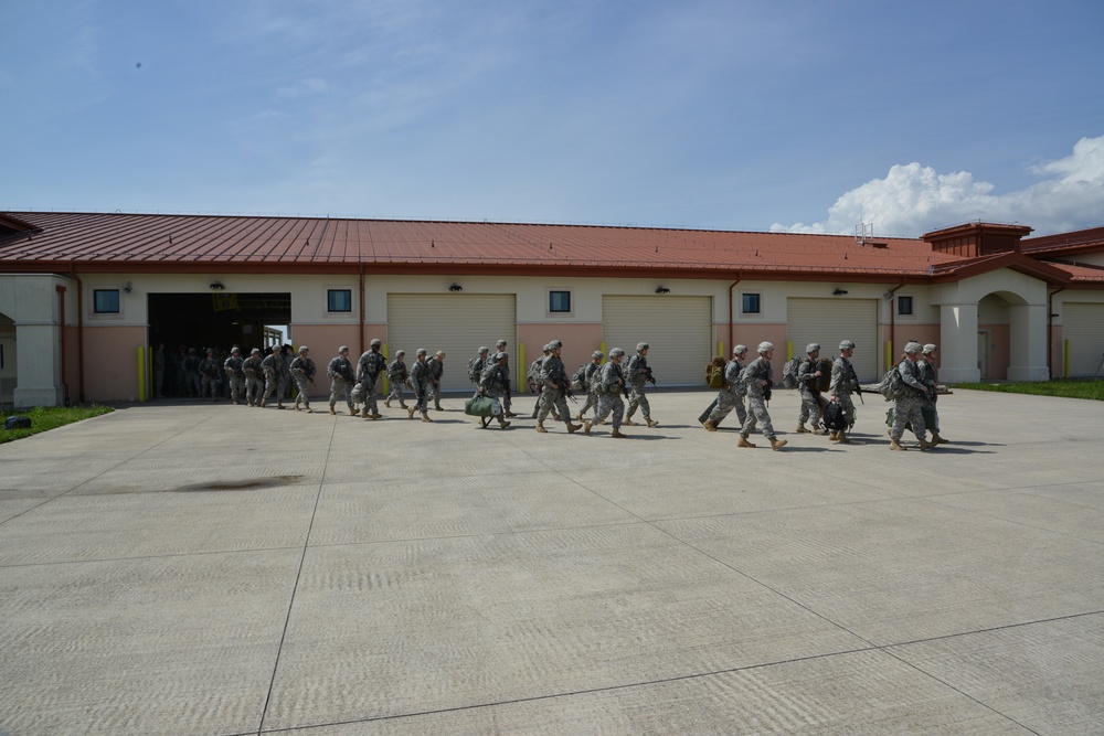 173rd IBCT(A) en route to a training exercise in Poland.