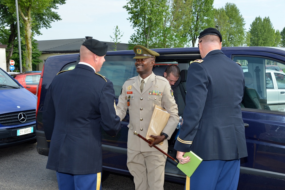 Ghana Chief of Army Staff visits USARAF Caserma Ederle Vicenza - Italy