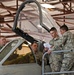 Raising and removal of an A-10 aircraft front windshield