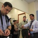 US Army medical doctors examine a Santo Domingo Hospital