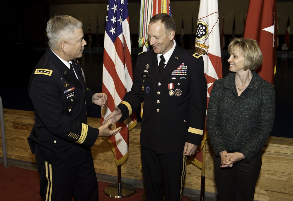 Awards ceremony in honor of Maj. Gen. Donald C. Leins