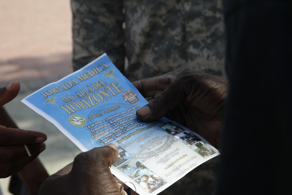 399th Psychological Operations conducts a post assessment of a medical readiness training exercise