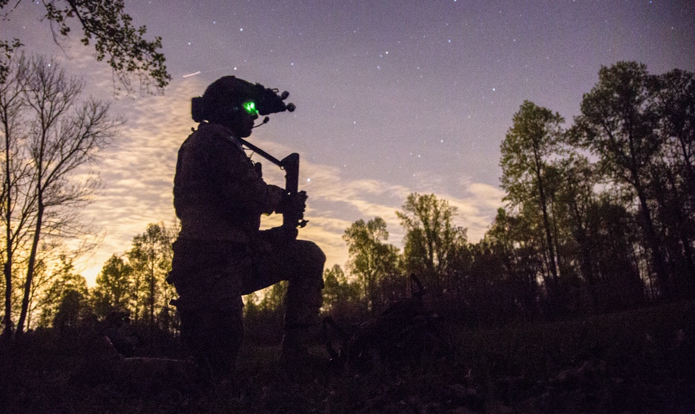 3D Ranger Battalion task force training