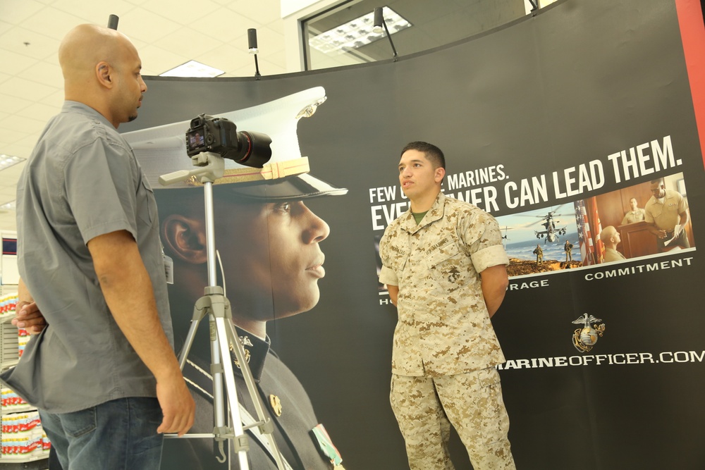 Casting tour searches for Combat Center Marines