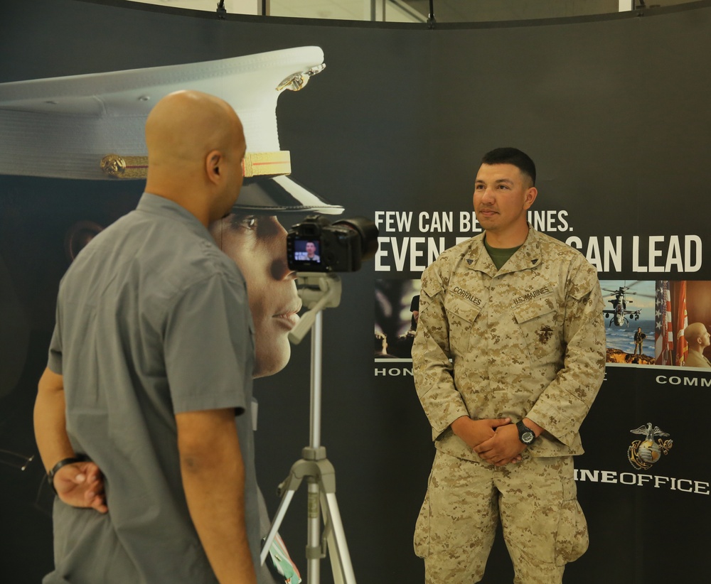 Casting tour searches for Combat Center Marines