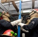 USS Blue Ridge sailors conduct structural damage drill