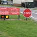 ‘Pinch Point’ signs protect drivers, aircraft