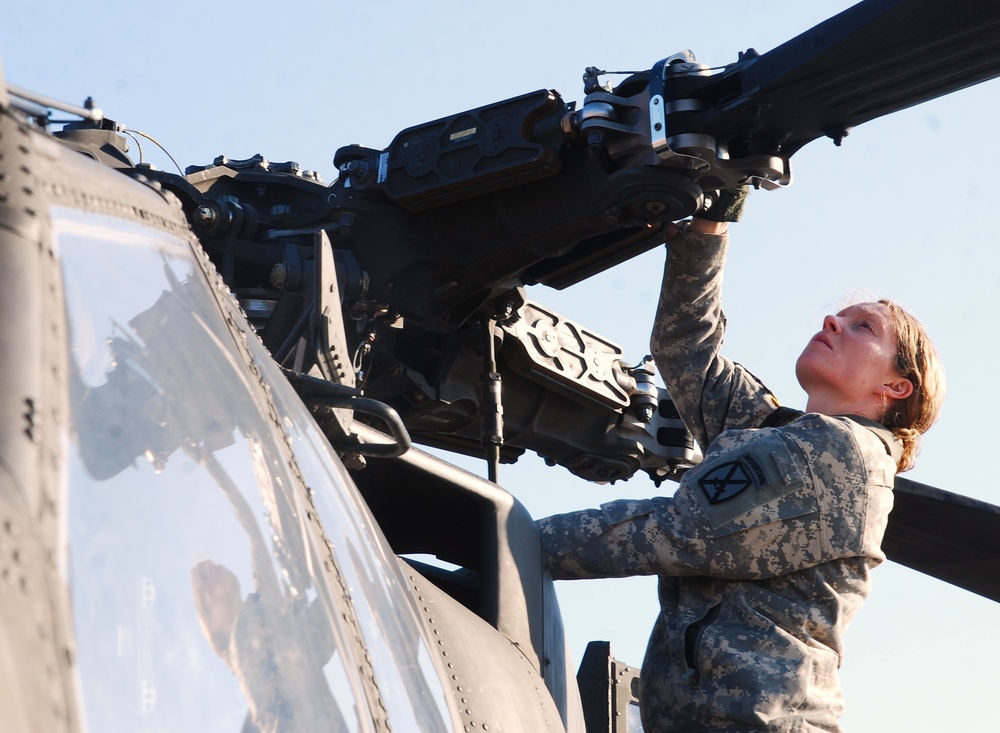 Former military police officer continues 'To Protect and Serve' as Apache aviator