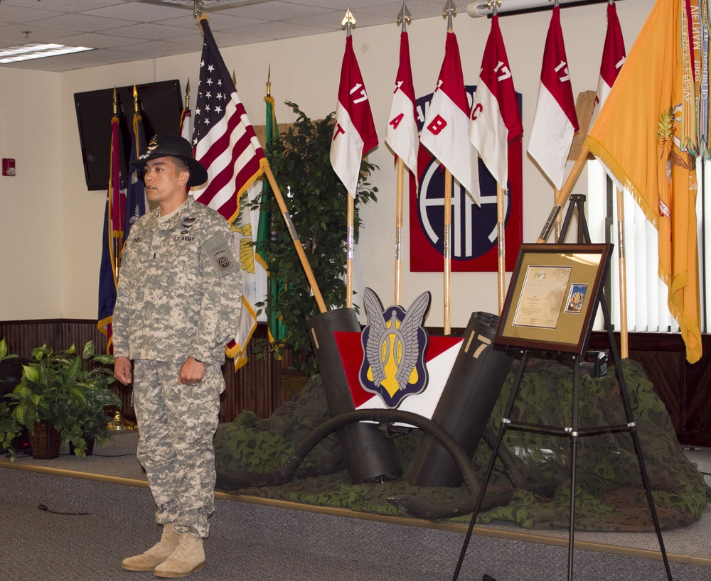82nd Combat Aviation Brigade aviator earns the Army Broken Wing award