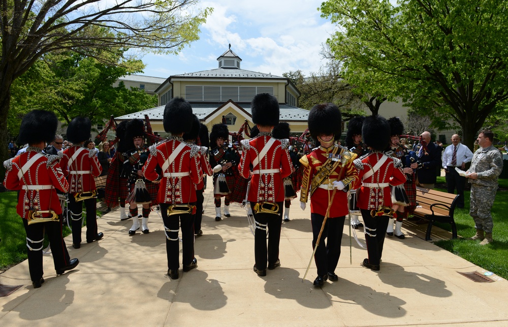 Pipe and drum performance at the Pentagon