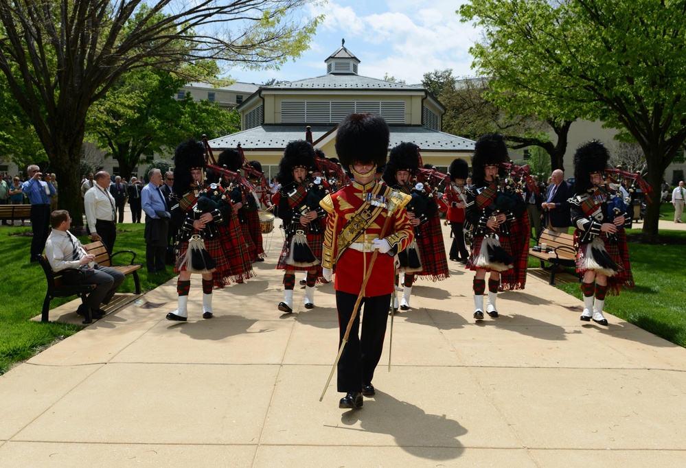 Pipe and drum performance at the Pentagon