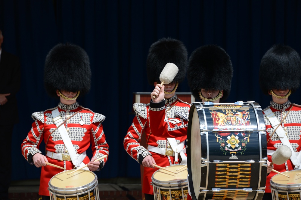 Pipe and drum performance at the Pentagon