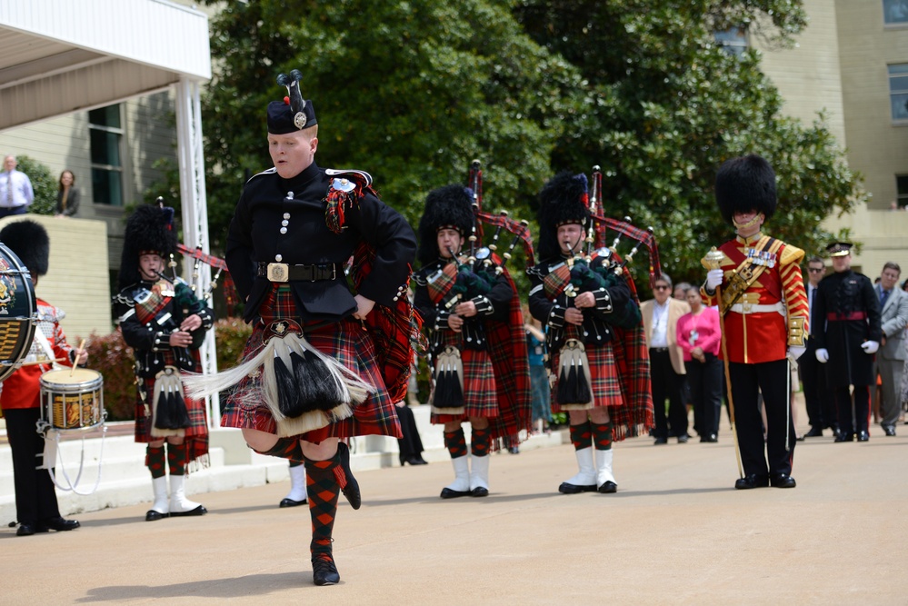 Pipe and drum performance at the Pentagon