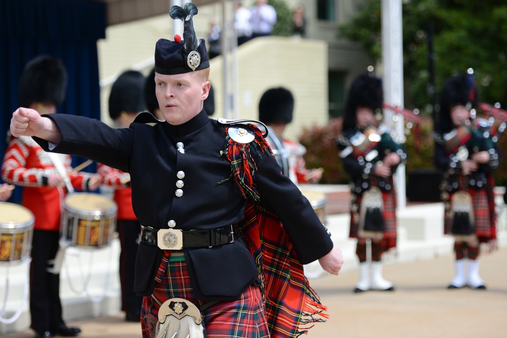 Pipe and drum performance at the Pentagon