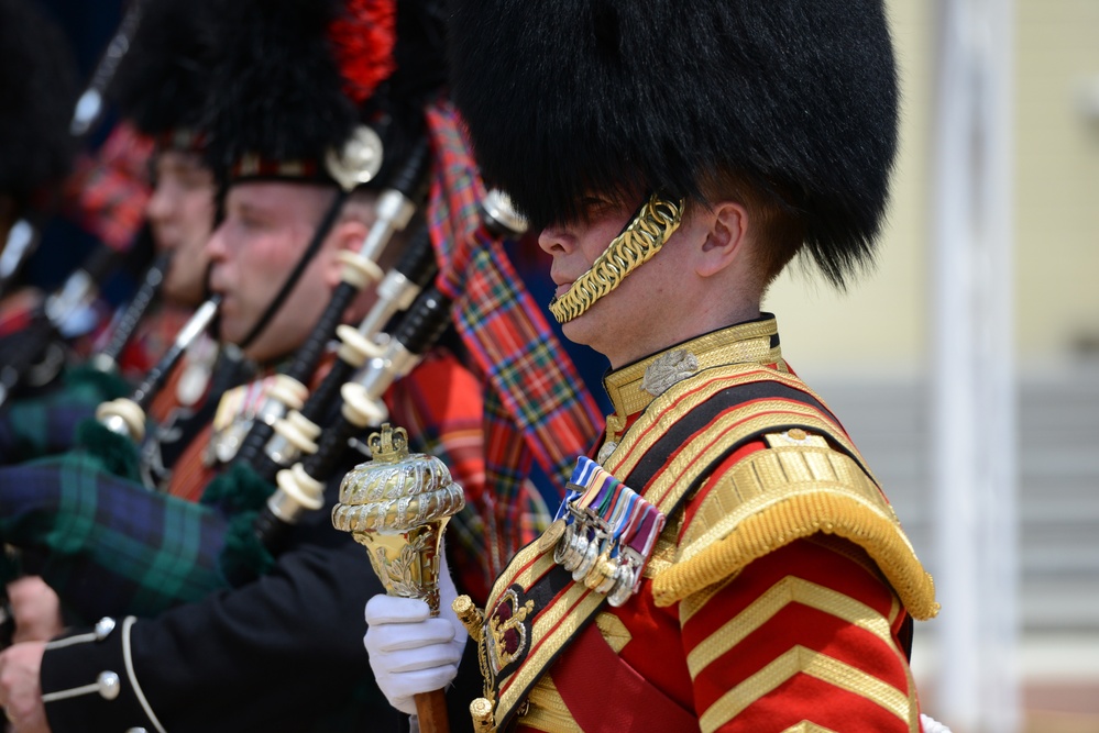 Pipe and drum performance at the Pentagon