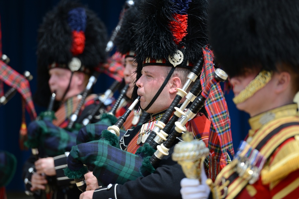 Pipe and drum performance at the Pentagon