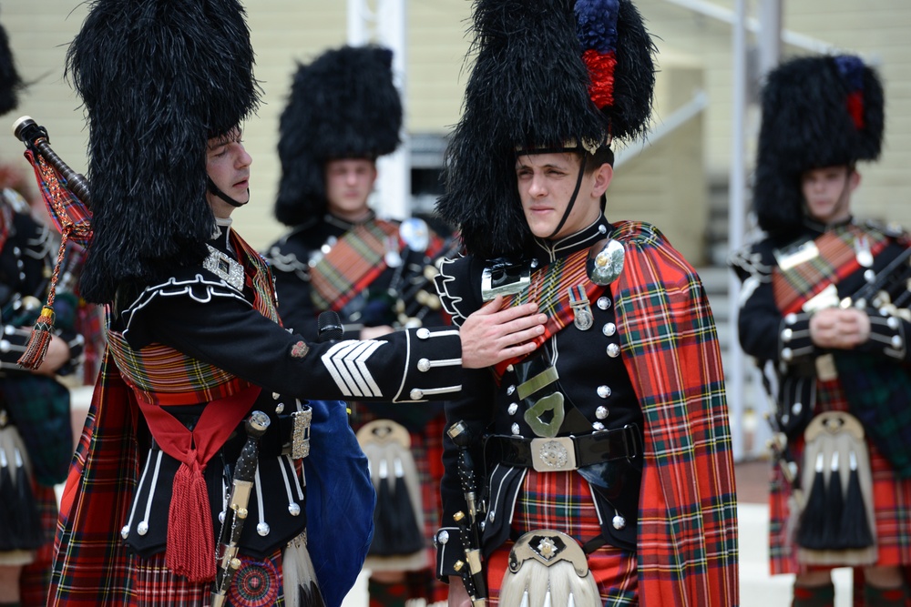 Pipe and drum performance at the Pentagon