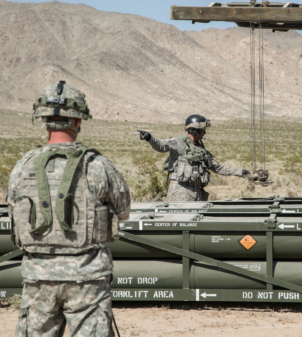 M270 Multiple Launch Rocket System training operation