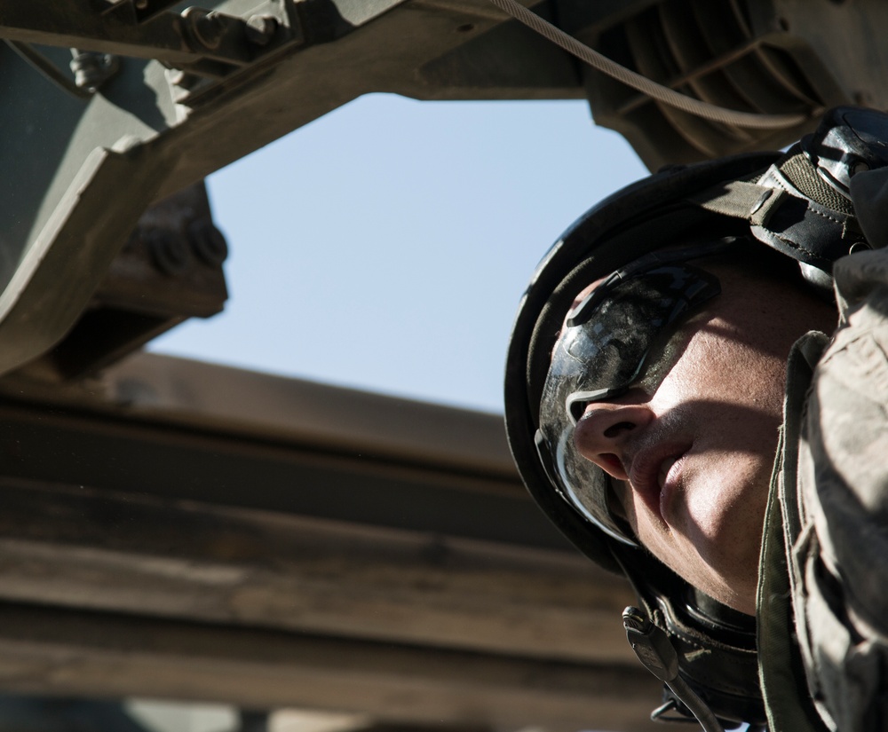 M270 Multiple Launch Rocket System training operation