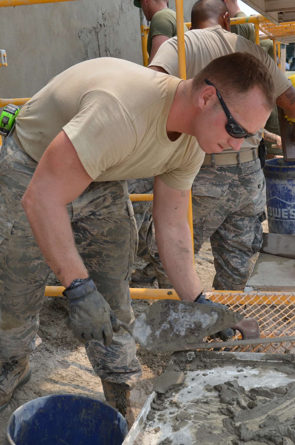 BDF teaches US military engineers new construction skills