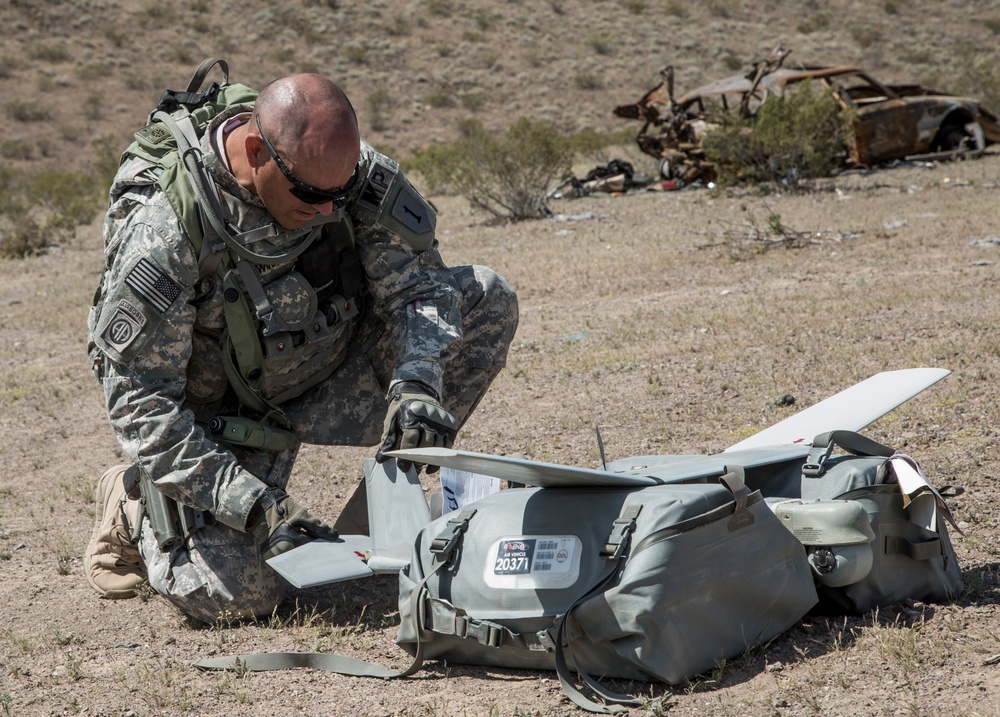 National Training Center RQ-11 Raven exercise