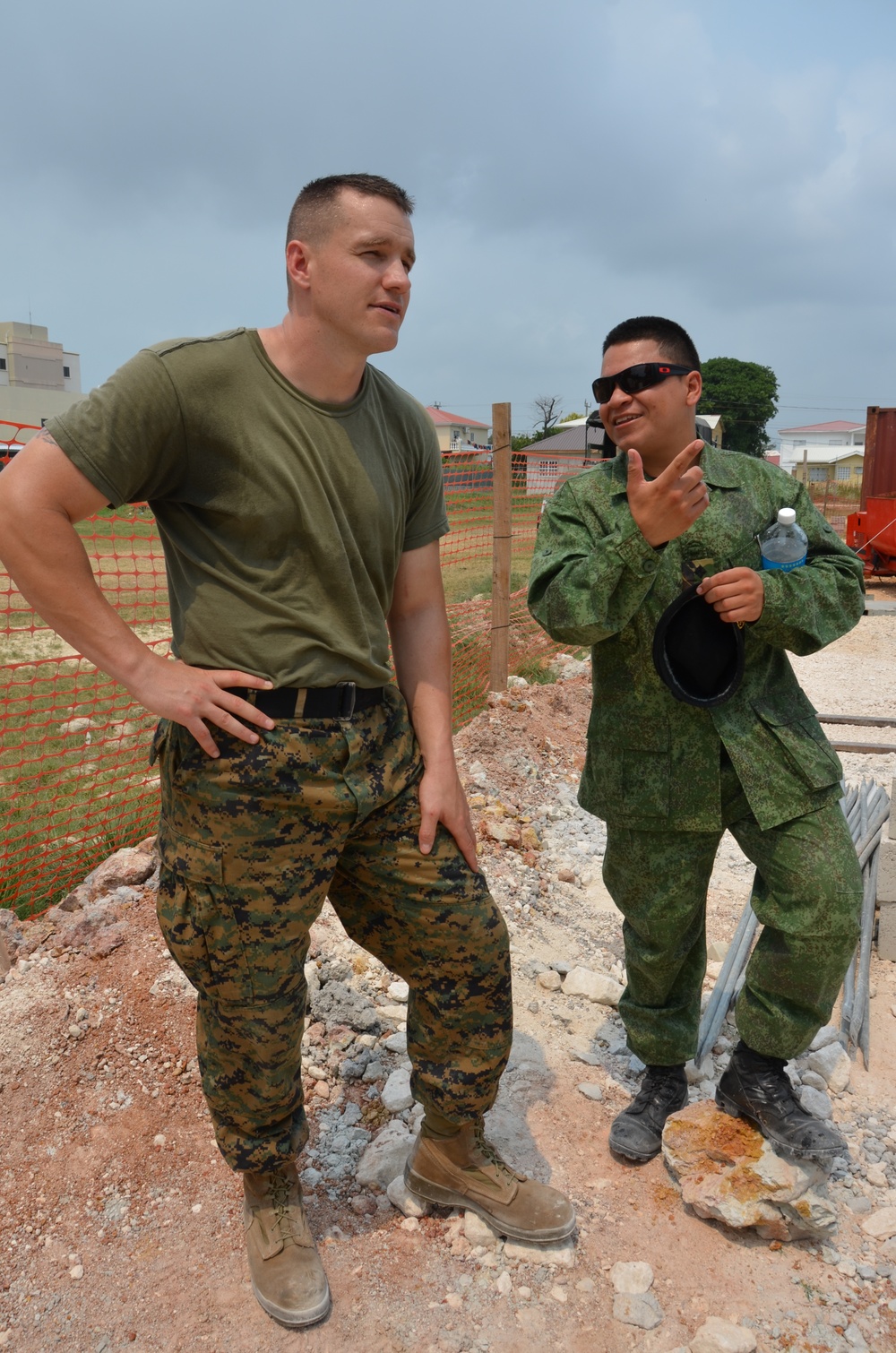 BDF teaches US military engineers new construction skills