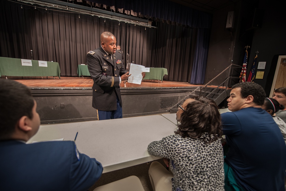 The Rule of Law: USARC SJA hosts Law Day mock trial