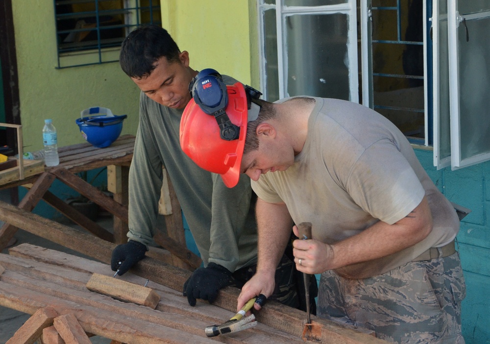 AFP, US armed forces continue Tamaoyan Elementary School renovations