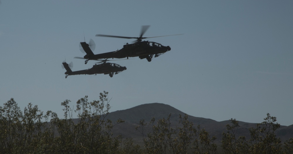 AH-6E Apache Guardian provide security